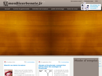 monbicarbonate.fr website preview