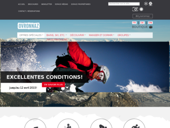 ovronnaz.ch website preview