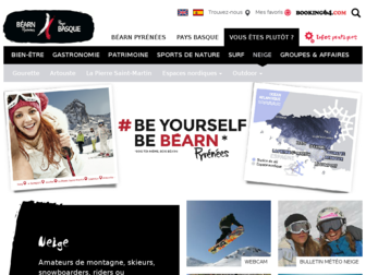 neige.tourisme64.com website preview