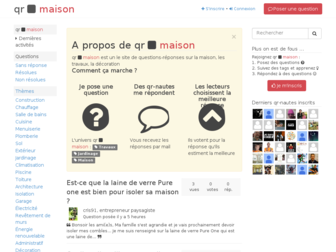 qrmaison.com website preview
