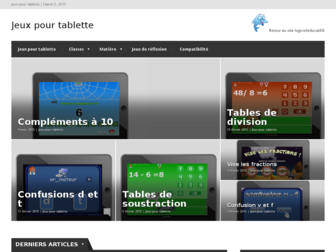 jeux-pour-tablette.fr website preview