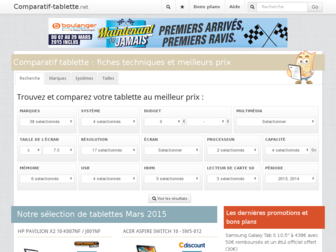 comparatif-tablette.net website preview