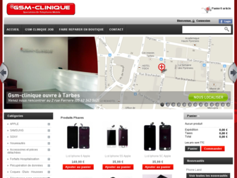 gsm-clinique.fr website preview