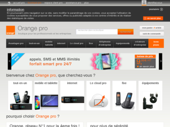orangepro.fr website preview