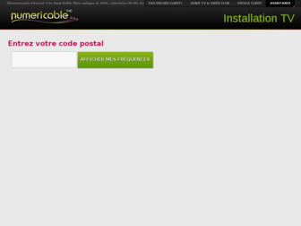 installation.numericable.fr website preview