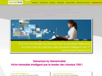 numerisun.fr website preview