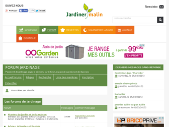 forum.jardiner-malin.fr website preview