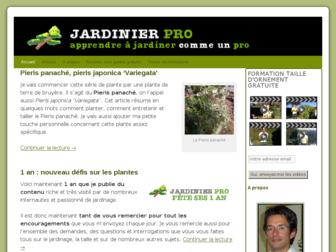 jardinier-pro.com website preview
