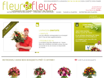 fleuretfleurs.fr website preview