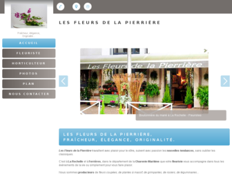 lesfleursdelapierriere.fr website preview