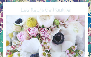 lesfleursdepauline.com website preview