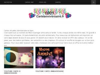 1001-carteanniversaire.fr website preview
