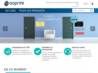 ooprint.fr website preview