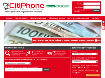 citiphone.fr website preview