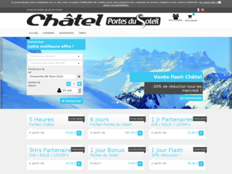skipass-chatel.com website preview