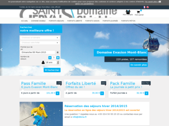 skipass.ski-saintgervais.com website preview