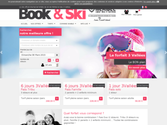 skipass-meribel.com website preview