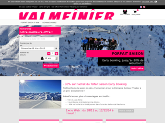 skipass-valmeinier.com website preview