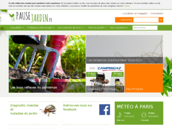 lapausejardin.fr website preview