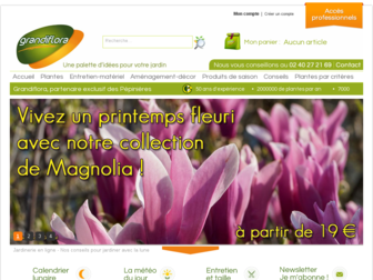 grandiflora.fr website preview