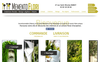 memento-flori.fr website preview