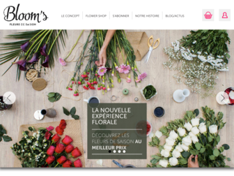 blooms.fr website preview