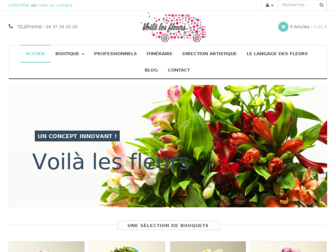 voilalesfleurs.fr website preview