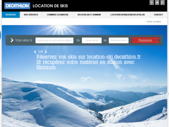 location-ski.decathlon.fr website preview
