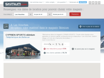 les-houches.skimium.fr website preview