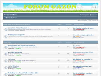 forumgazon.fr website preview
