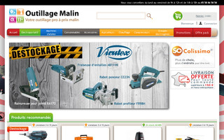 outillage-malin.com website preview