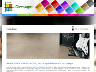 alainveracarrelages.fr website preview