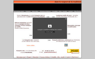 parquets-lutz.com website preview