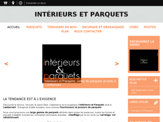 interieursetparquets.com website preview