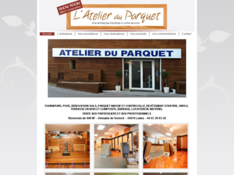 parquet-montpellier.com website preview