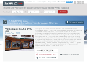 courchevel-1650.skimium.fr website preview