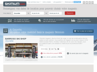 gourette.skimium.fr website preview
