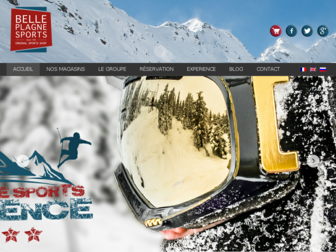 belle-plagne-sports.com website preview