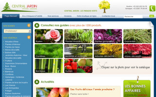 central-jardin.be website preview