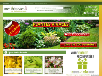 mesarbustes.fr website preview