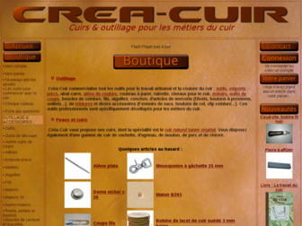 crea-cuir.com website preview