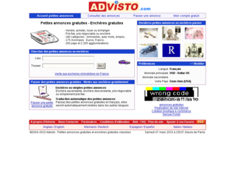 fr.advisto.com website preview