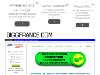 diggfrance.com website preview