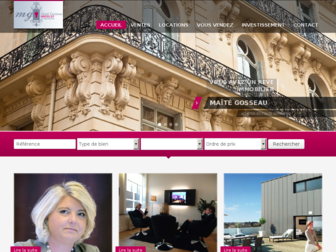 maitegosseau-immo.com website preview