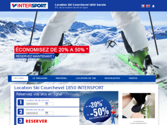 intersport-courchevel1850.com website preview