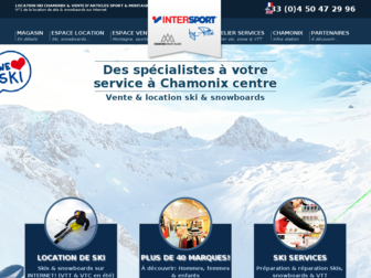 intersport-chamonix.fr website preview