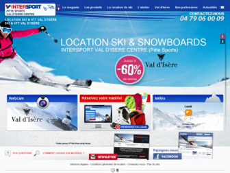 location-ski-val-disere.fr website preview