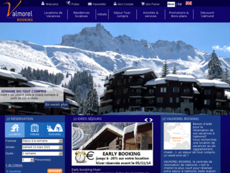 valmorelbooking.com website preview
