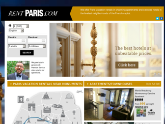 rentparis.com website preview