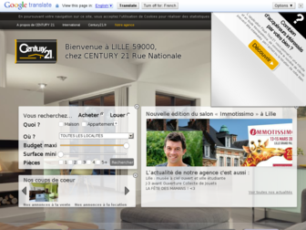 century21-rue-nationale-lille.com website preview